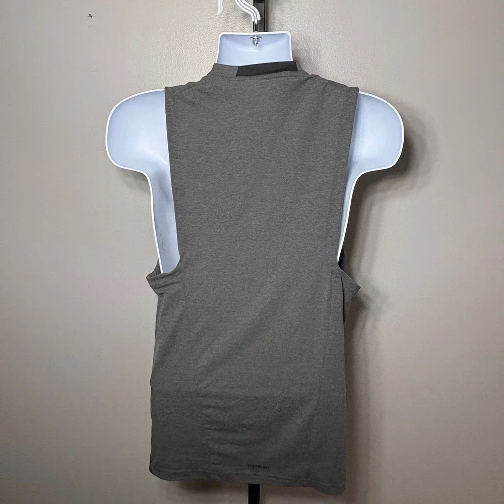Adidas Training Mens‎ XS Grey Aeroready Muscle Tank Top Sleeveless Gym Shirt